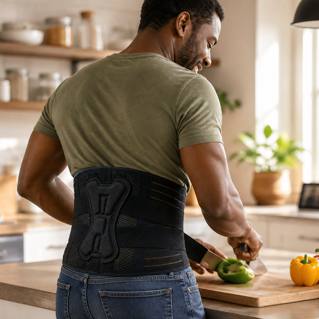 Back Pain Relief Lumbar Support Brace