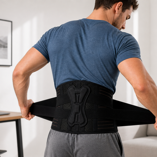 Back Pain Relief Lumbar Support Brace
